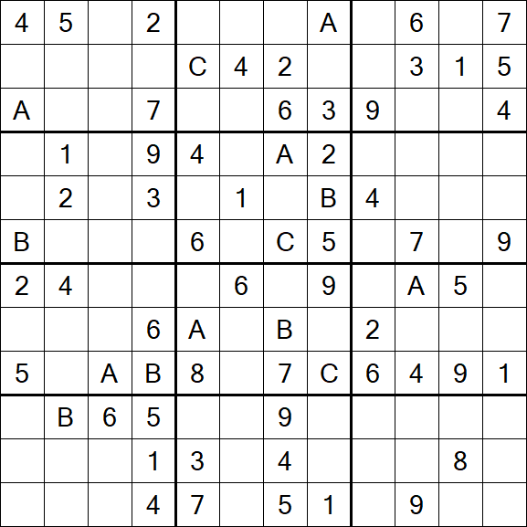 Sudoku 12x12 - Medium