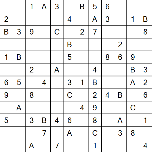 Sudoku 12x12 - Medio