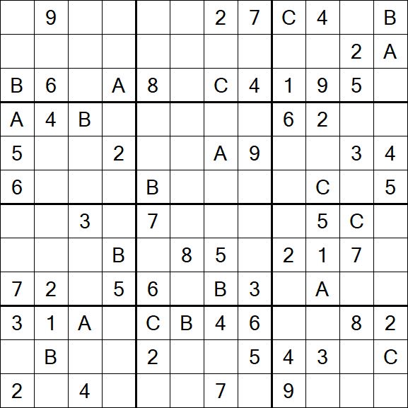 Sudoku 12x12 - Medium