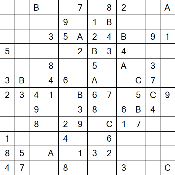 Sudoku 12x12 - Medio
