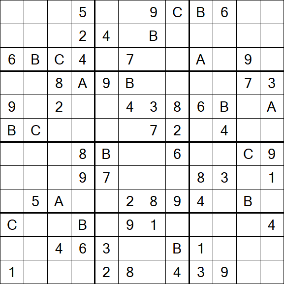 Sudoku 12x12 - Medium