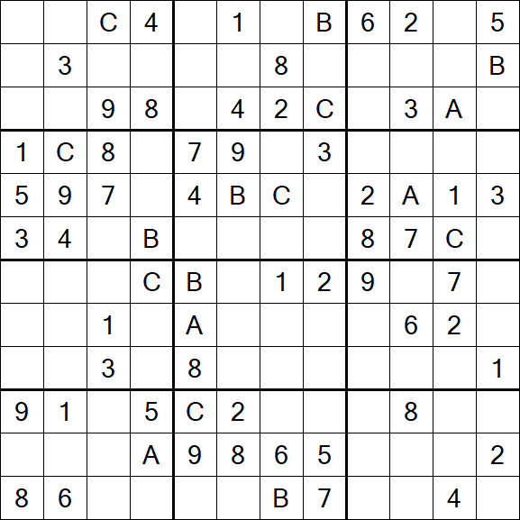 Sudoku 12x12 - Medium