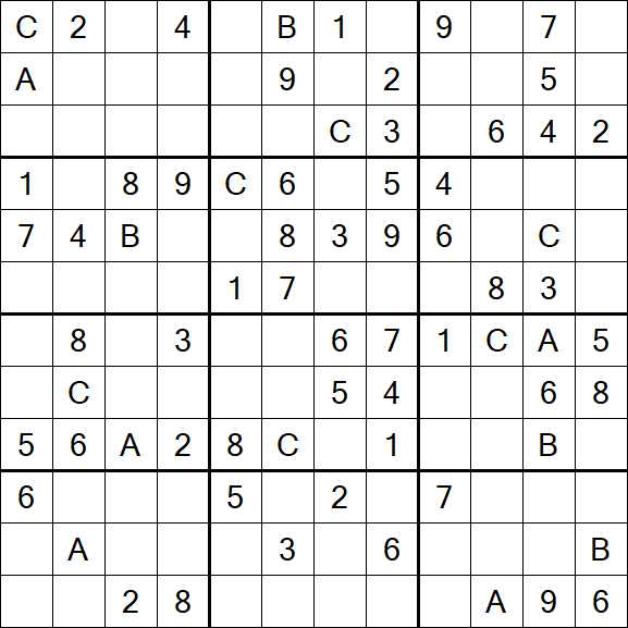Sudoku 12x12 - Medium