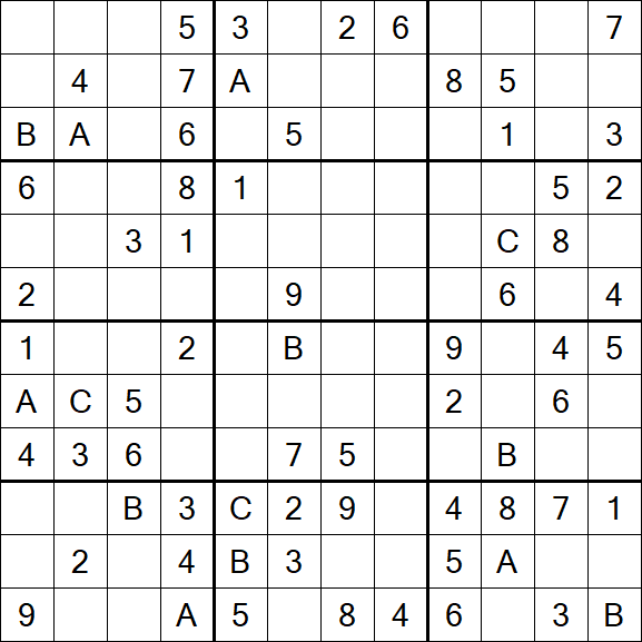 Sudoku 12x12 - Medium
