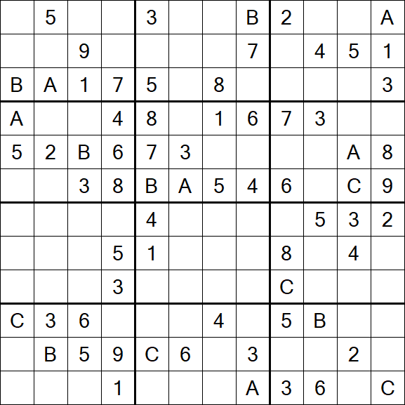 Sudoku 12x12 - Medium