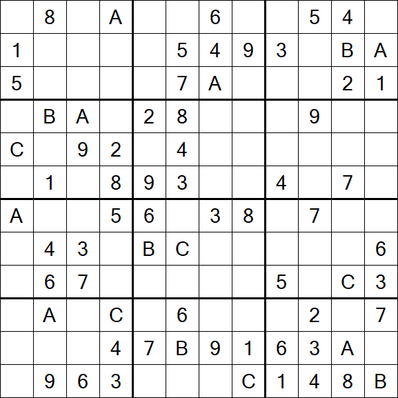 Sudoku 12x12 - Medium