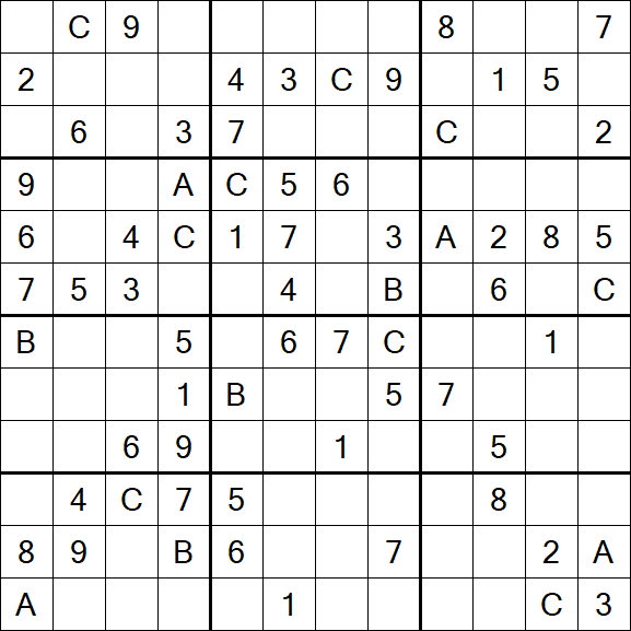 Sudoku 12x12 - Medium
