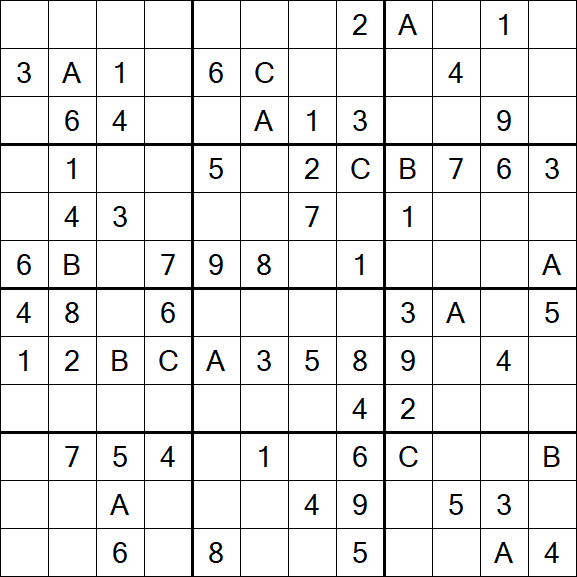 Sudoku 12x12 - Medium