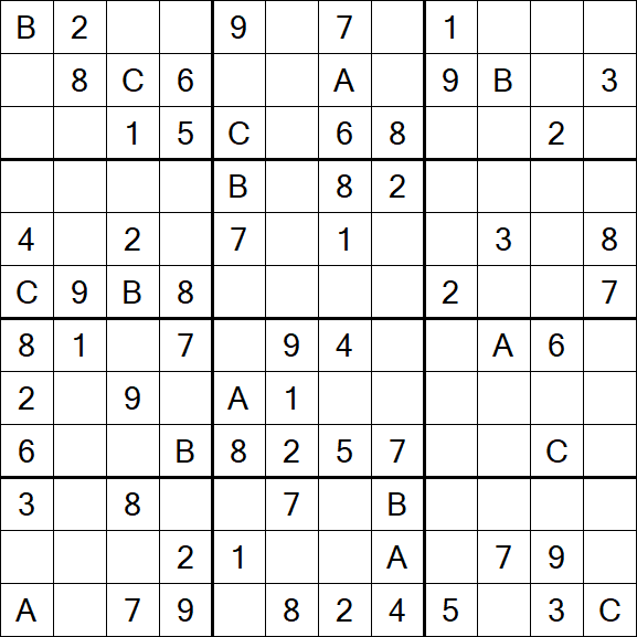 Sudoku 12x12 - Medium
