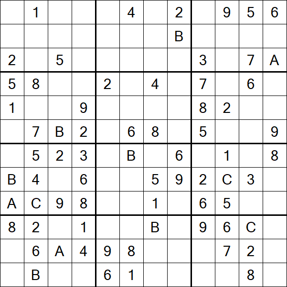 Sudoku 12x12 - Medium