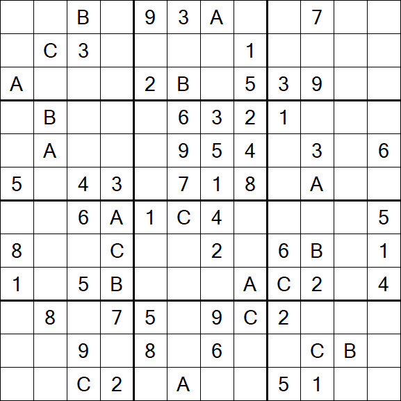 Sudoku 12x12 - Medium