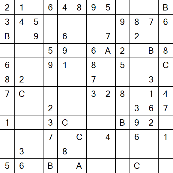 Sudoku 12x12 - Medium