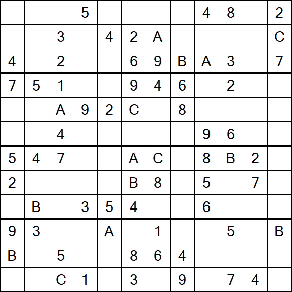 Sudoku 12x12 - Medium