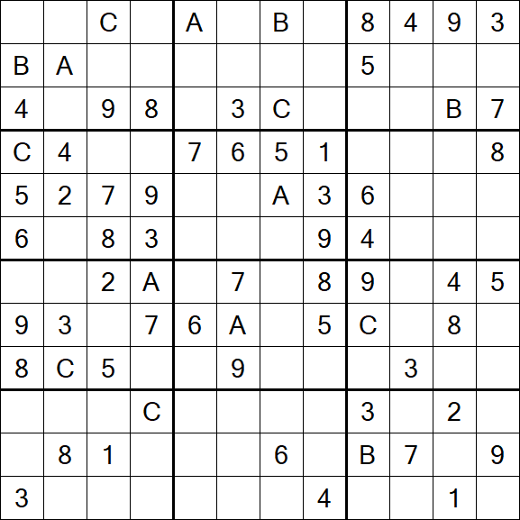 Sudoku 12x12 - Medium