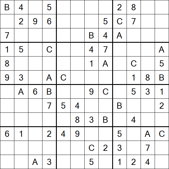Sudoku 12x12 - Medium