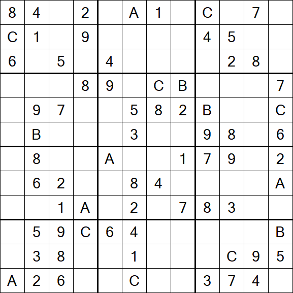 Sudoku 12x12 - Medium