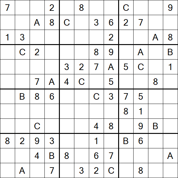 Sudoku 12x12 - Medium