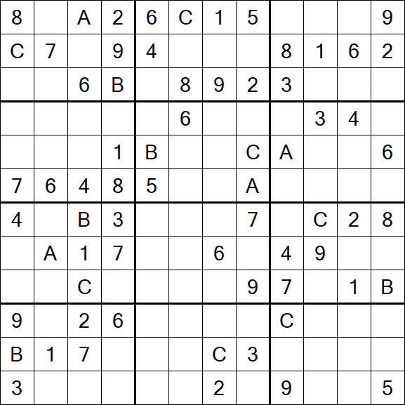 Sudoku 12x12 - Medium
