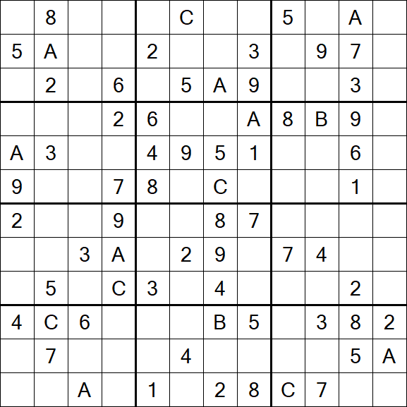 Sudoku 12x12 - Medium