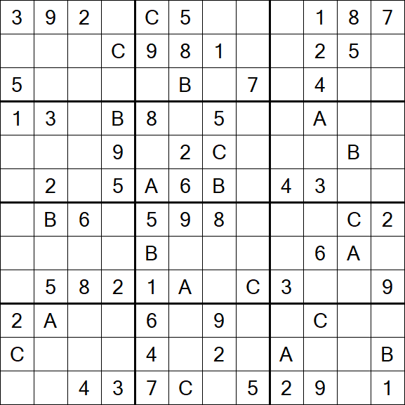 Sudoku 12x12 - Medio