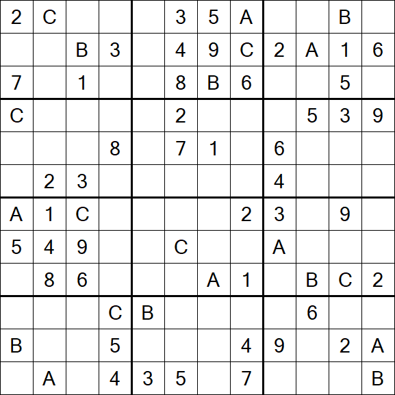 Sudoku 12x12 - Medium