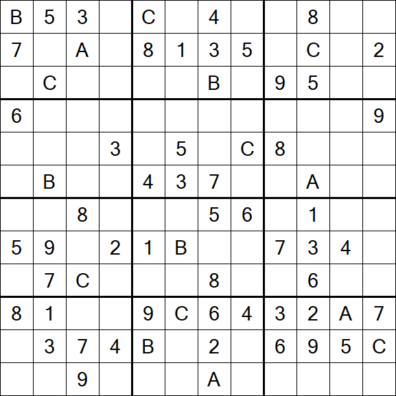 Sudoku 12x12 - Medium