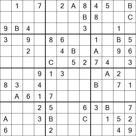 Sudoku 12x12 - Medium