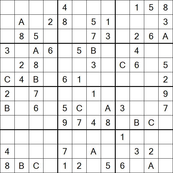 Sudoku 12x12 - Medium