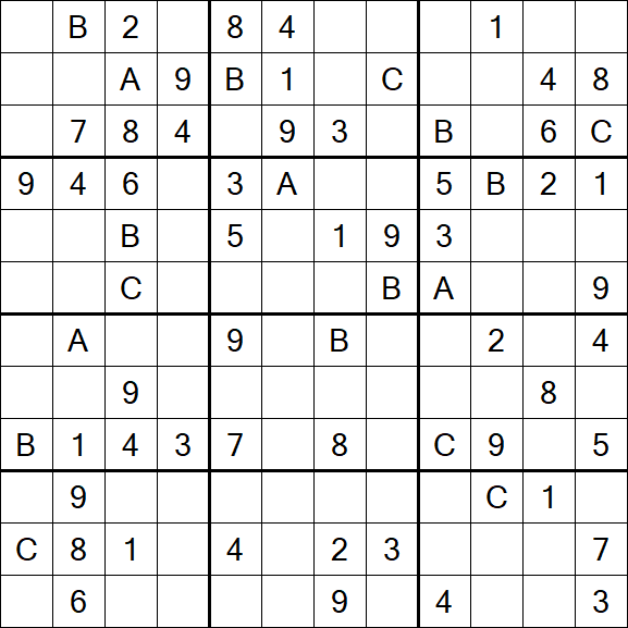 Sudoku 12x12 - Medium