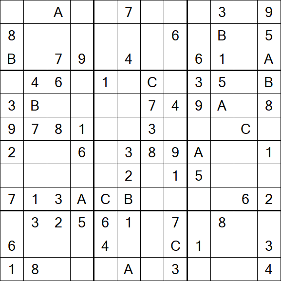 Sudoku 12x12 - Medium