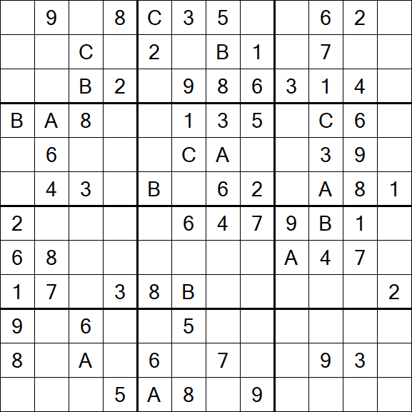 Sudoku 12x12 - Medium
