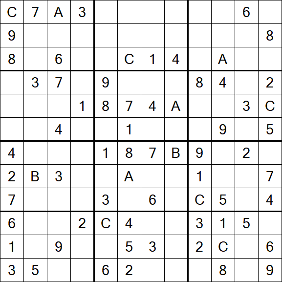 Sudoku 12x12 - Medium