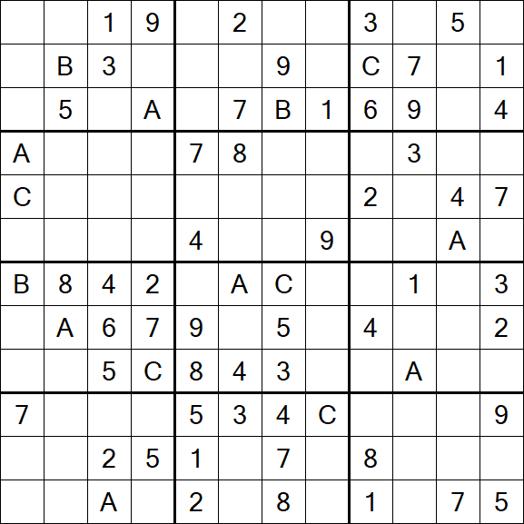 Sudoku 12x12 - Medium