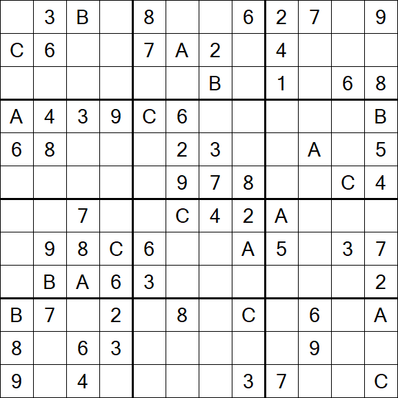 Sudoku 12x12 - Medium