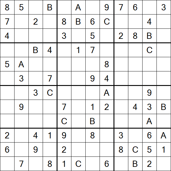 Sudoku 12x12 - Medium
