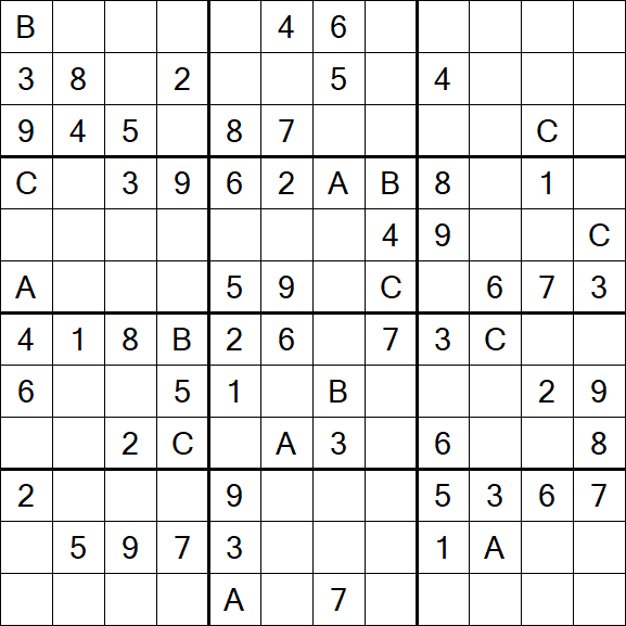 Sudoku 12x12 - Medium