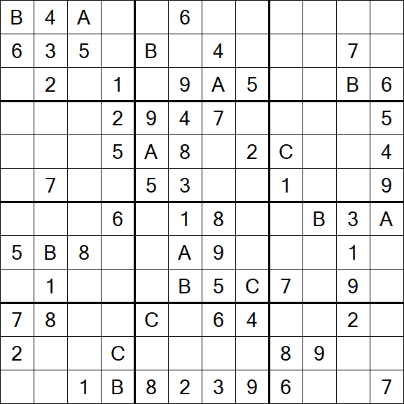 Sudoku 12x12 - Medium