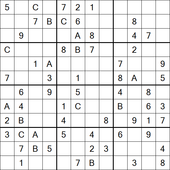 Sudoku 12x12 - Medium