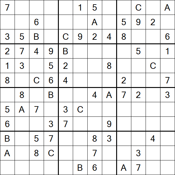 Sudoku 12x12 - Medium