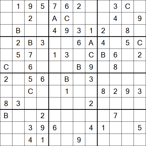 Sudoku 12x12 - Medium