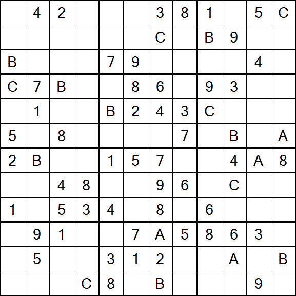 Sudoku 12x12 - Medium