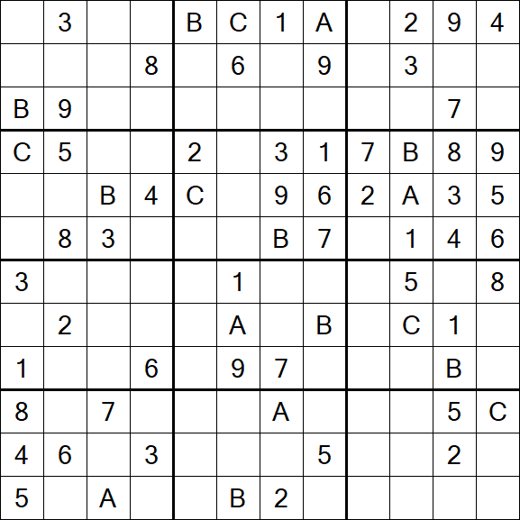 Sudoku 12x12 - Medium