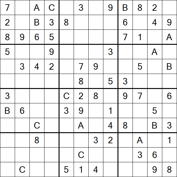 Sudoku 12x12 - Medium