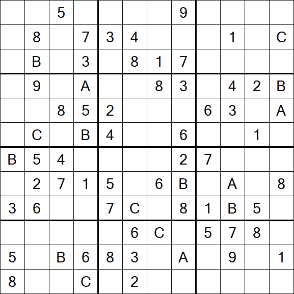 Sudoku 12x12 - Medium