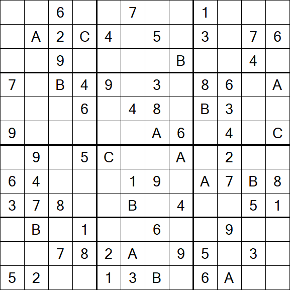 Sudoku 12x12 - Medium