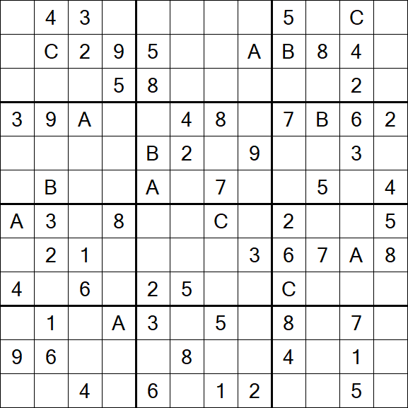 Sudoku 12x12 - Medium