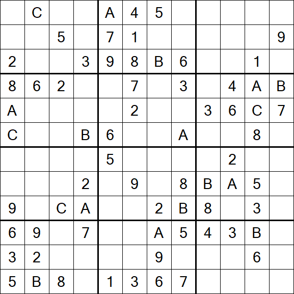 Sudoku 12x12 - Medium
