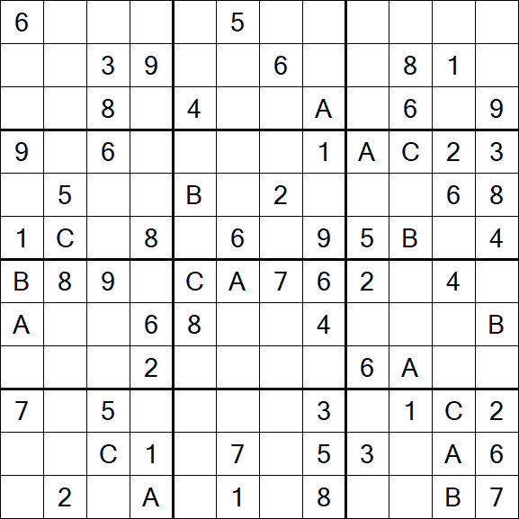 Sudoku 12x12 - Medium