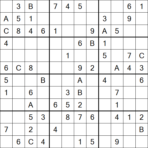 Sudoku 12x12 - Medio