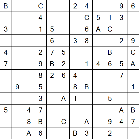 Sudoku 12x12 - Medio